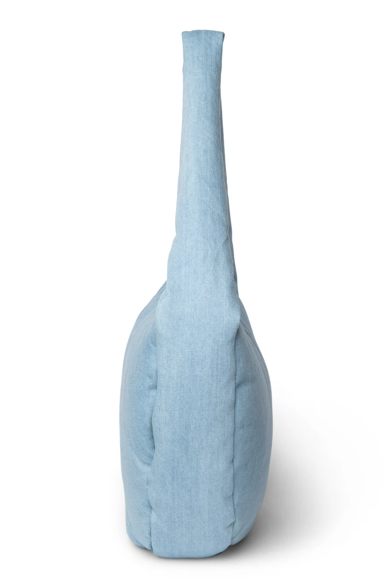 Denim Solid Cross Body Bag