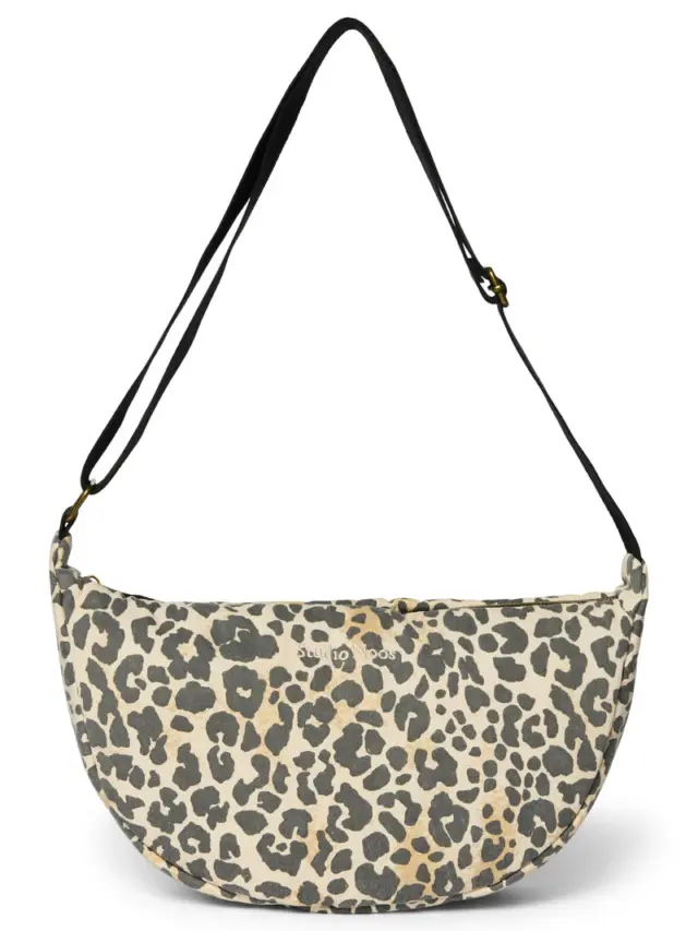 Soft Cotton Leopard Fanny Bag
