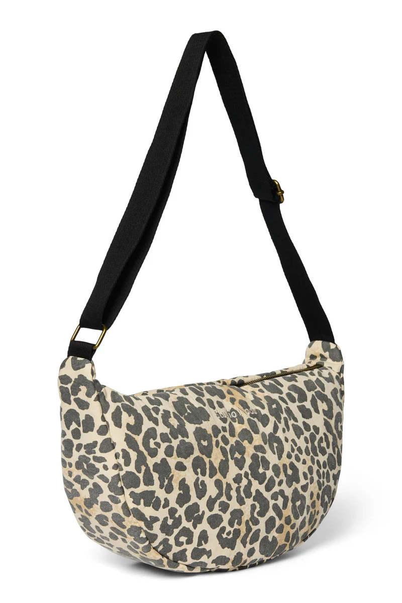 Soft Cotton Leopard Fanny Bag