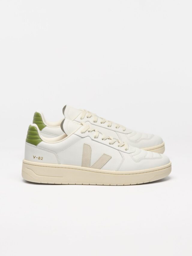 V-82 LEATHER WHITE-PIERRE