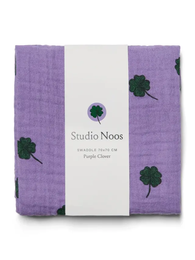 Swaddle Print Medium Purple Cl