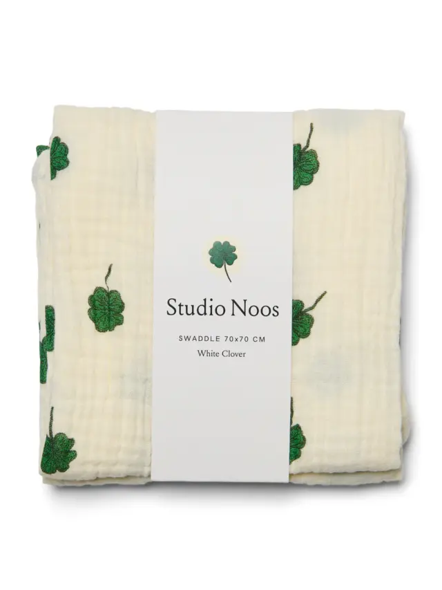 Swaddle Print Medium White Cl