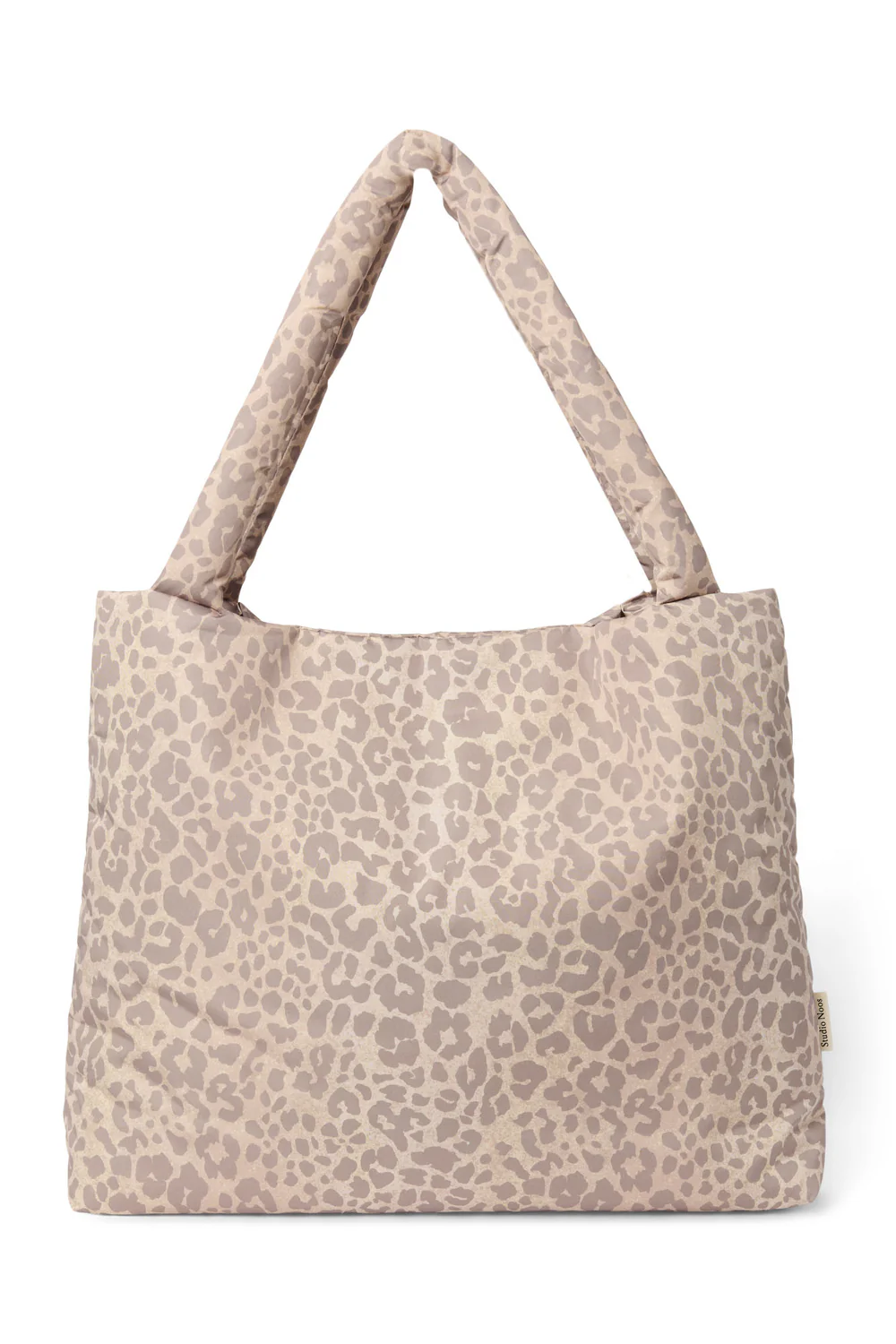 Puffy Mom Bag Beige Leo