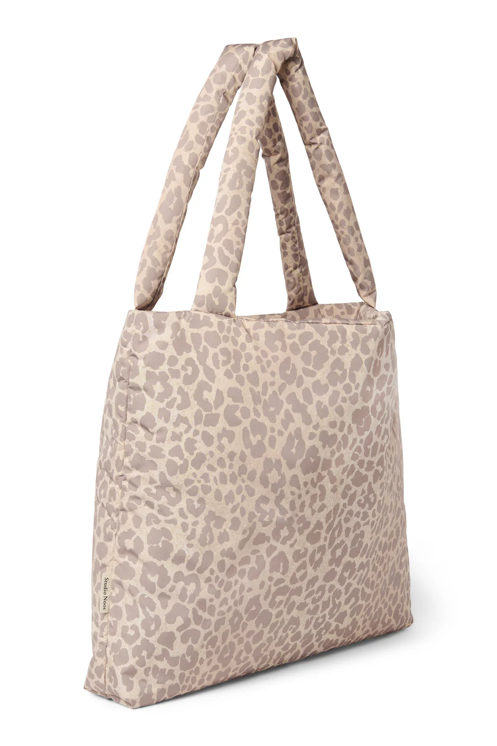 Puffy Mom Bag Beige Leo