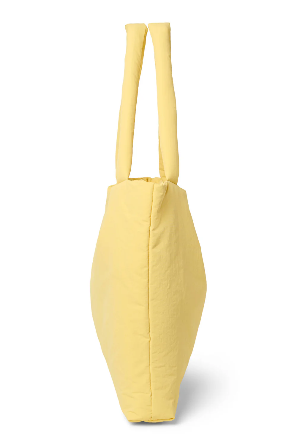 2037 Text Puffy Mom Bag Yellow