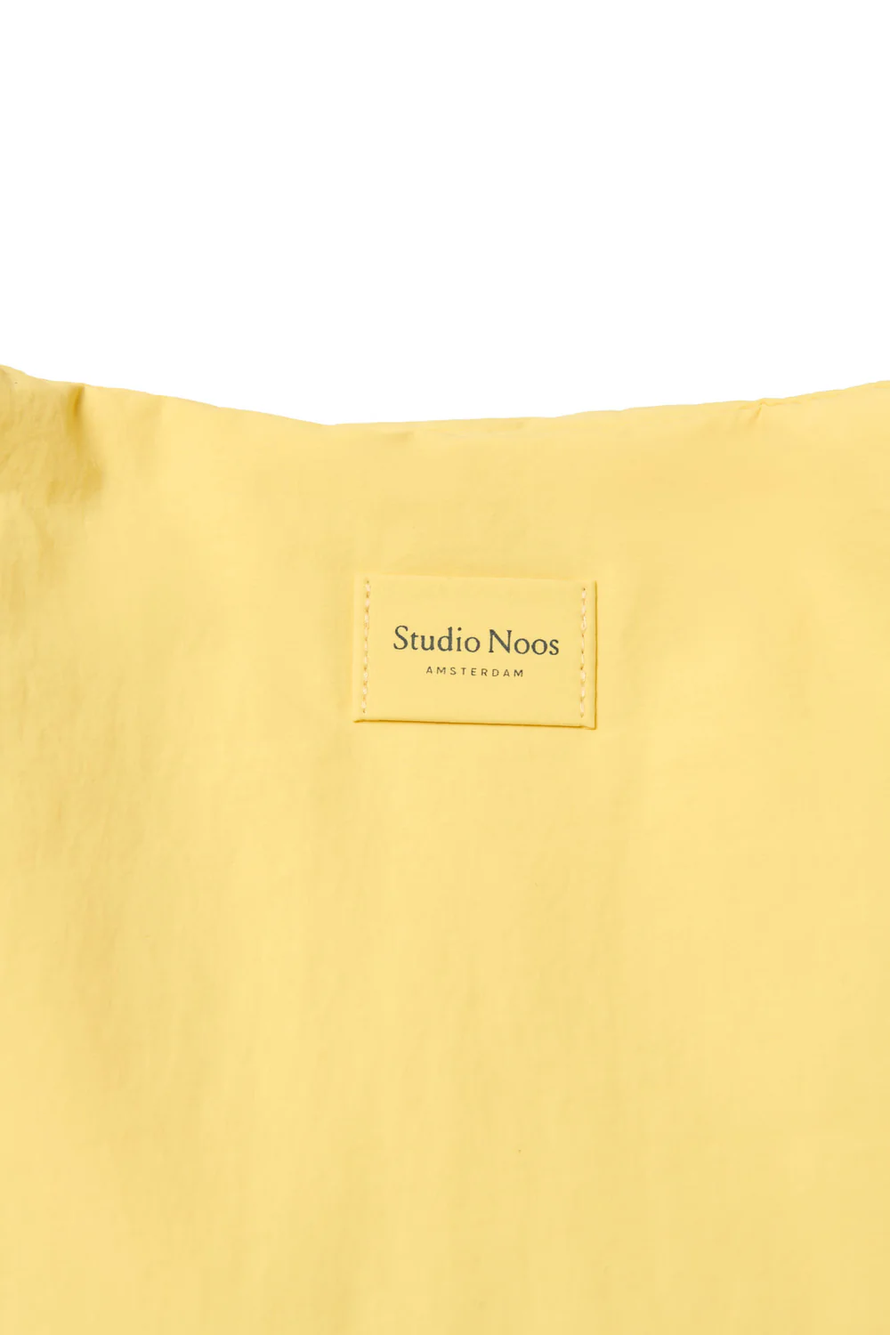 2037 Text Puffy Mom Bag Yellow