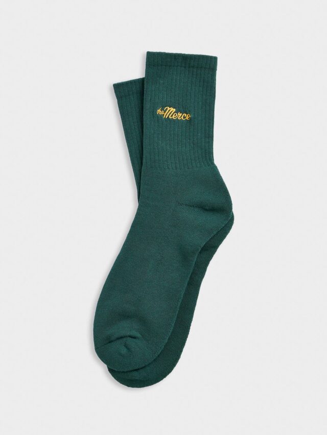 The Mercer Socks Green