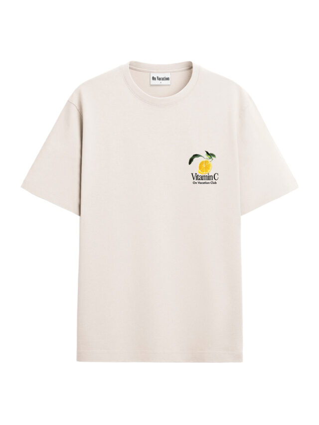 Vitamin C T-Shirt Beige