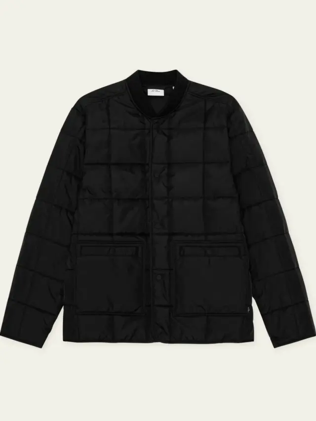 1002214 Quilted Jacket Black
