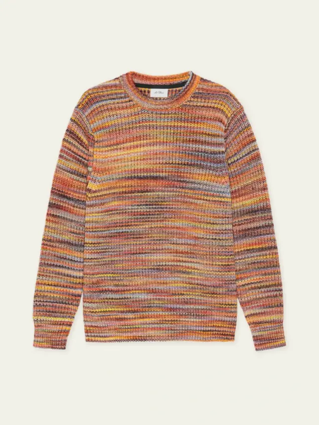 1002186 Space Rip Crewneck Kni