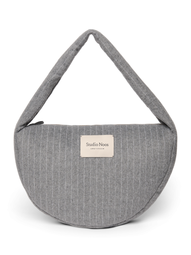 Flannel Chalkstripe Cross Grey
