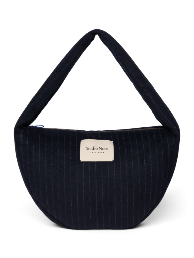 Flannel Chalkstripe Cross Blue