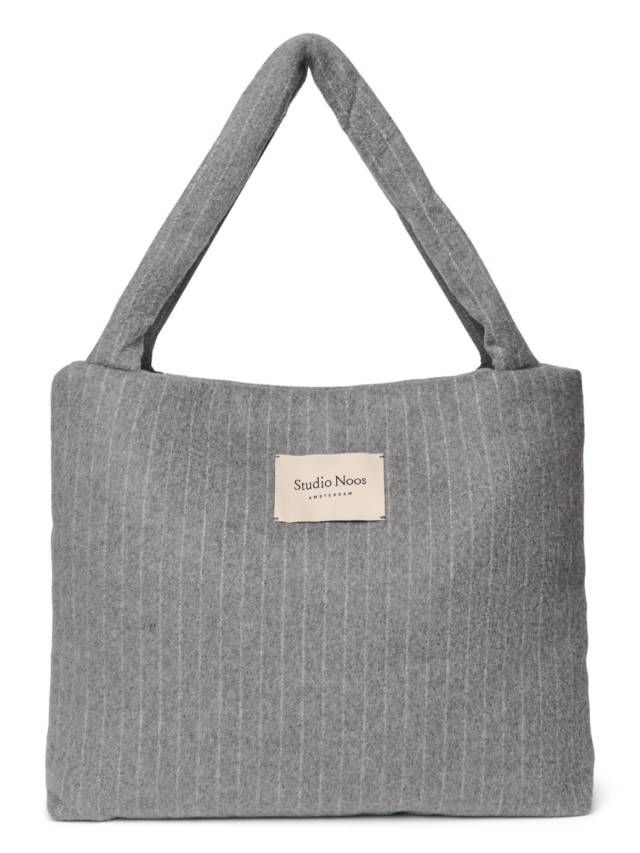Flannel Chalkstripe Mom Bag Gr