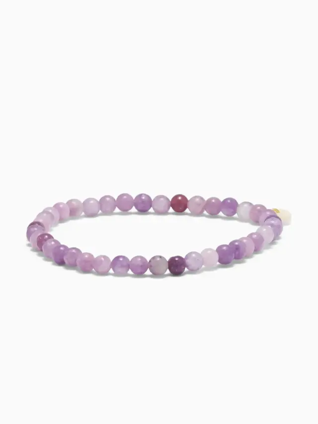 Petite Amethyst Strech Bracele