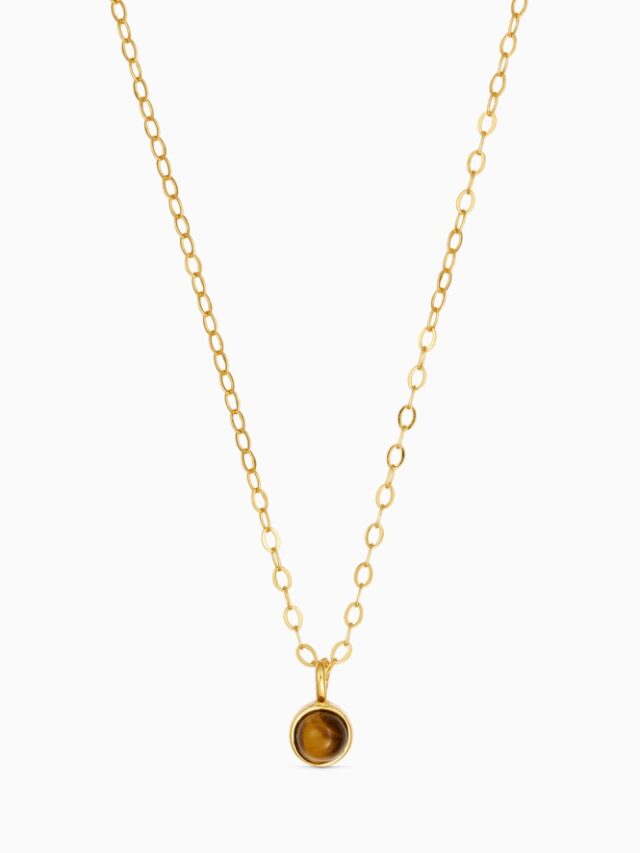 Aya Tiger Eye Necklace