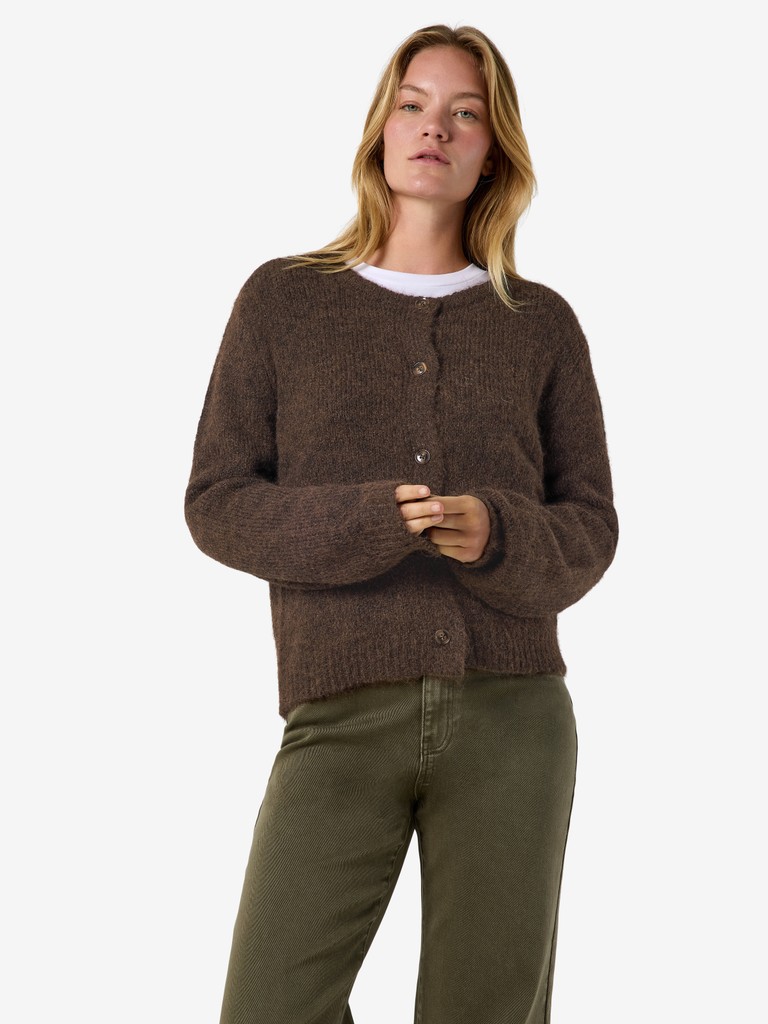 2703945 Sutton Knit Cardi Brow