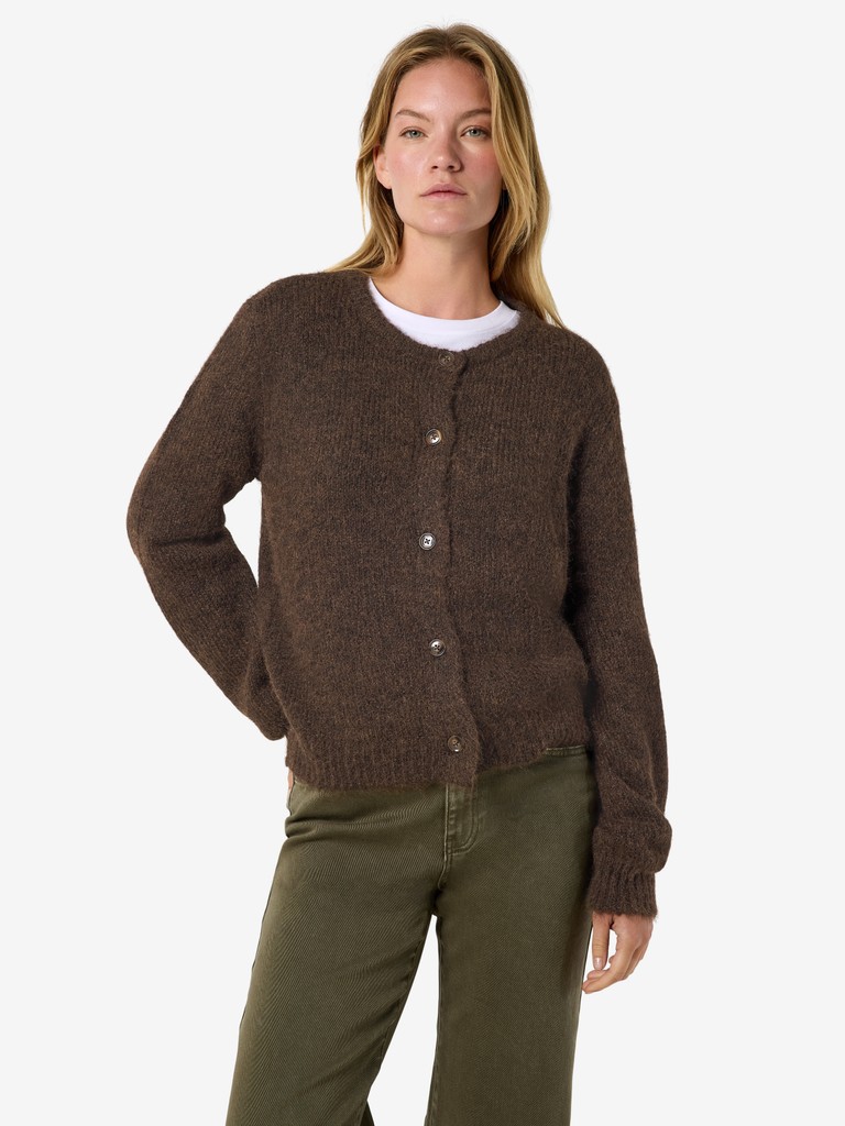 2703945 Sutton Knit Cardi Brow